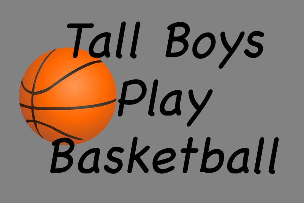 Tall Boys Play Basketball