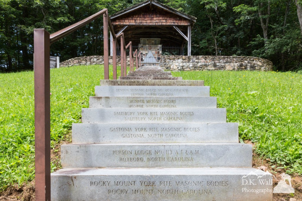 The steps to the shrine were completed in 1948.